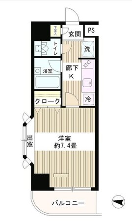 葛西駅 徒歩5分 7階の物件間取画像